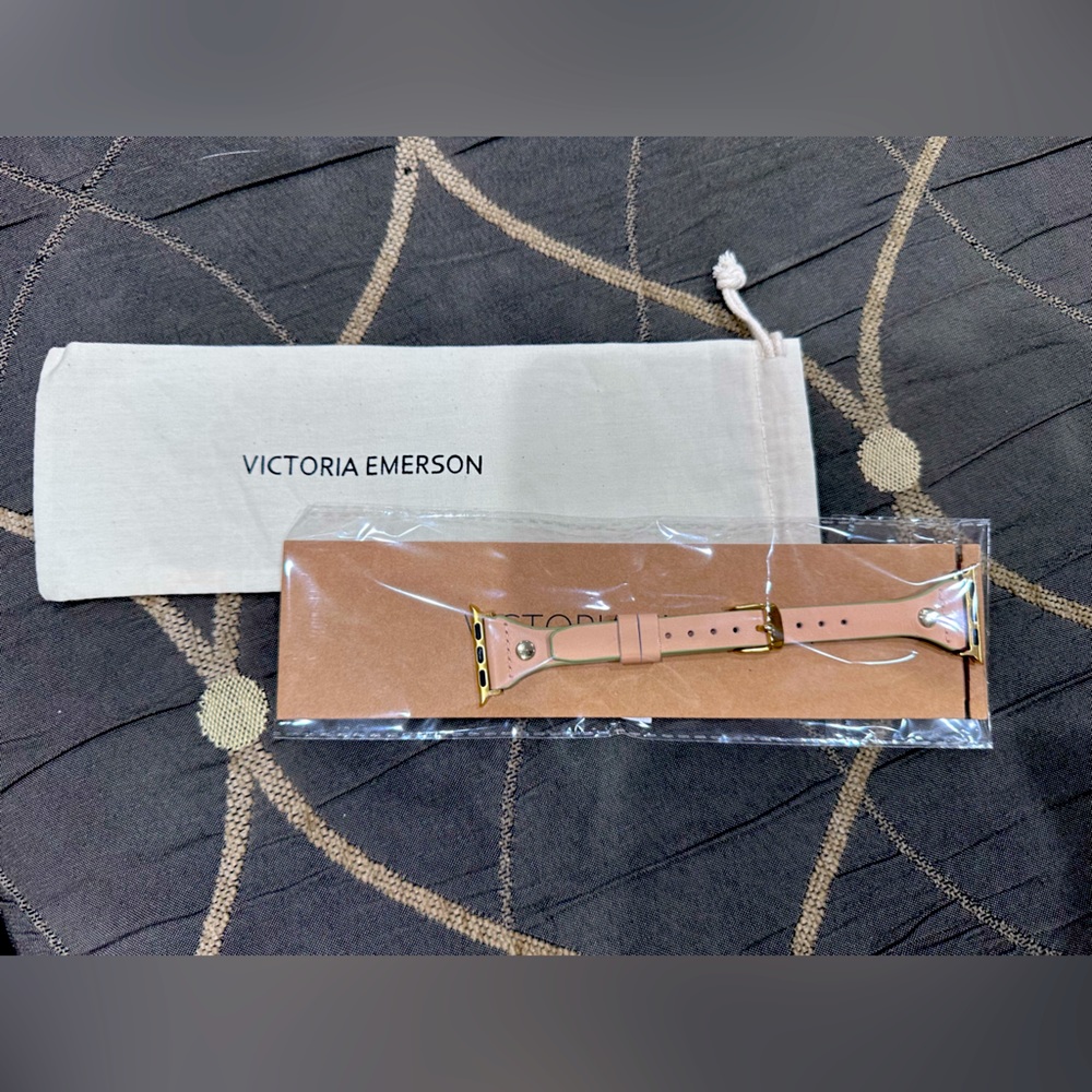 Victoria Emerson Apple Watch Band Blush NWT